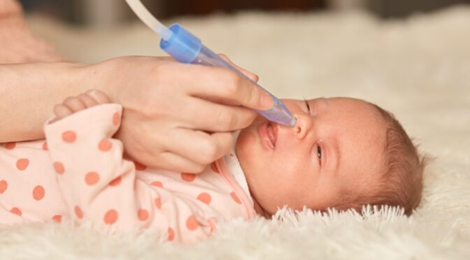lavagem nasal em bebes
